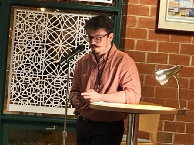 Aidan Pellegrino, English major and Editor-in-Chief of Hard Freight, shares an original poem.